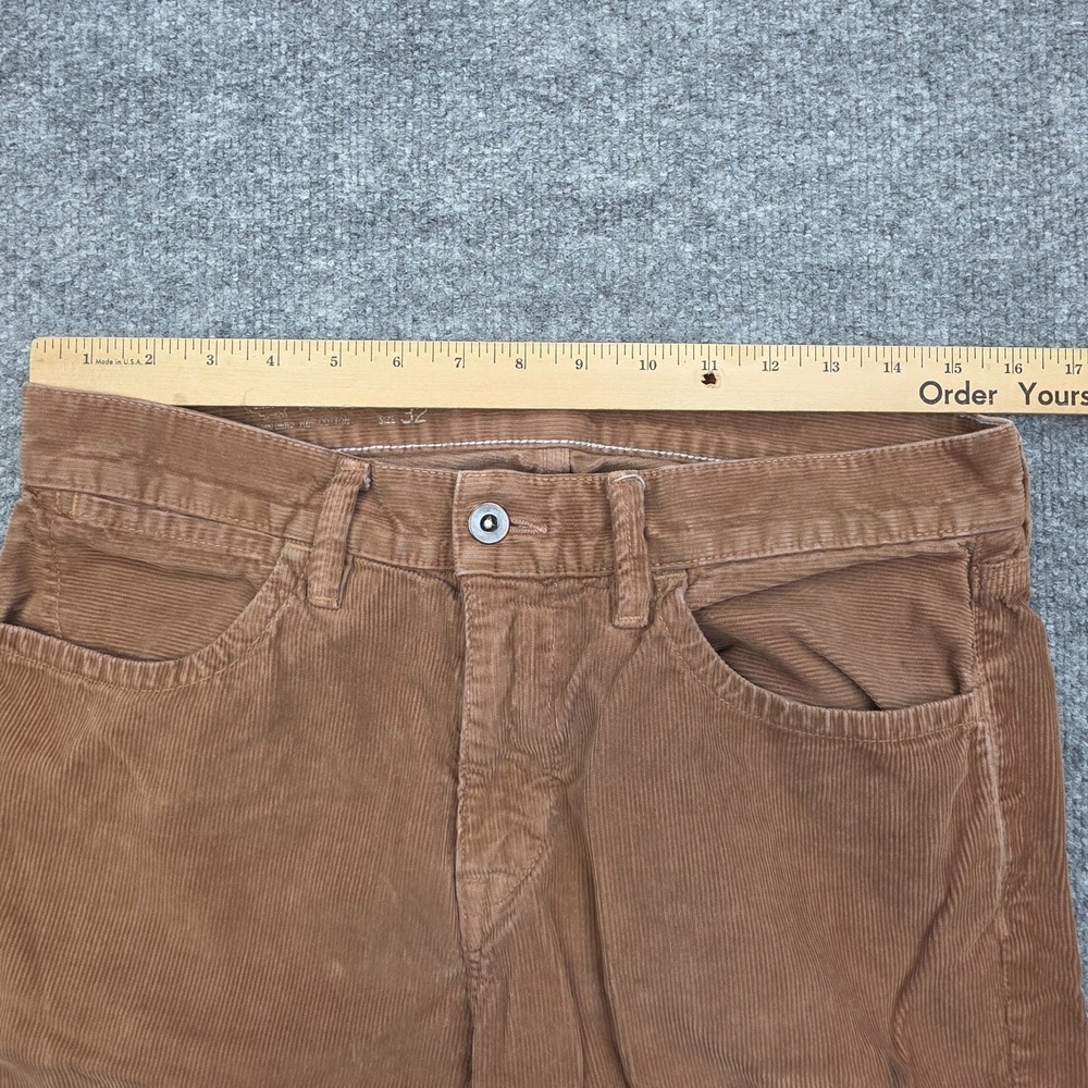 SKU Save Khaki United Corduroy Chino Pants Men's 32 (FITS 32 x 32) Brown - Picture 8 of 13